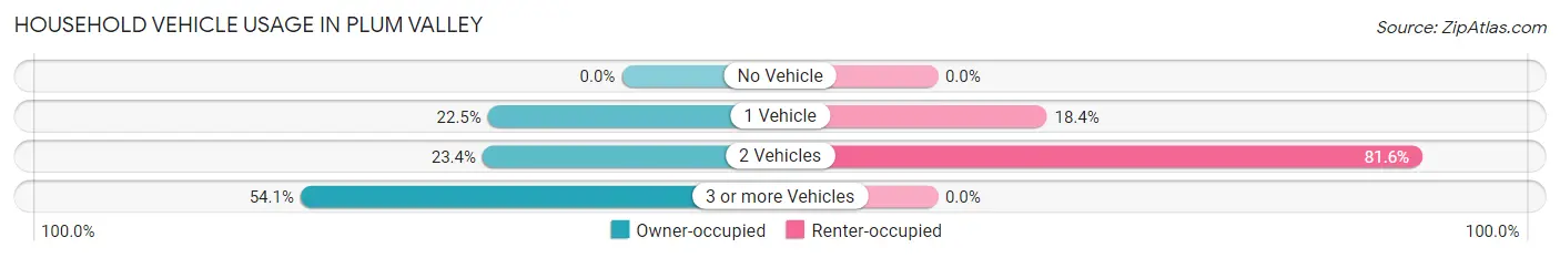Household Vehicle Usage in Plum Valley