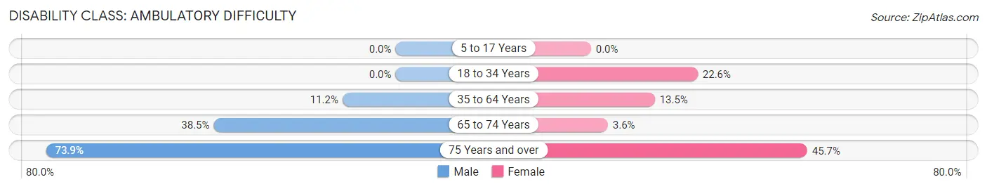 Disability in Ramsey: <span>Ambulatory Difficulty</span>