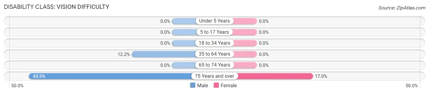 Disability in Ramsey: <span>Vision Difficulty</span>