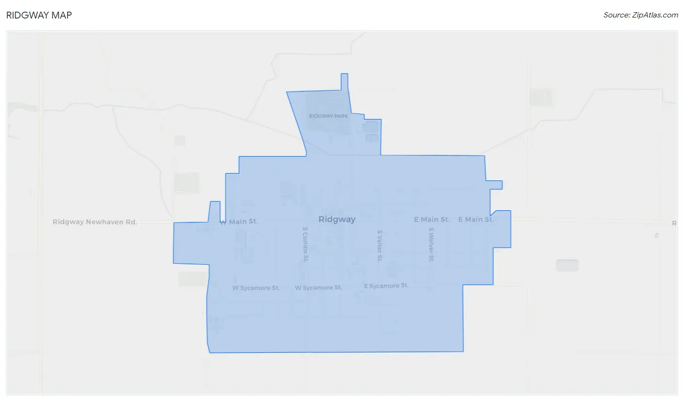 Ridgway Map