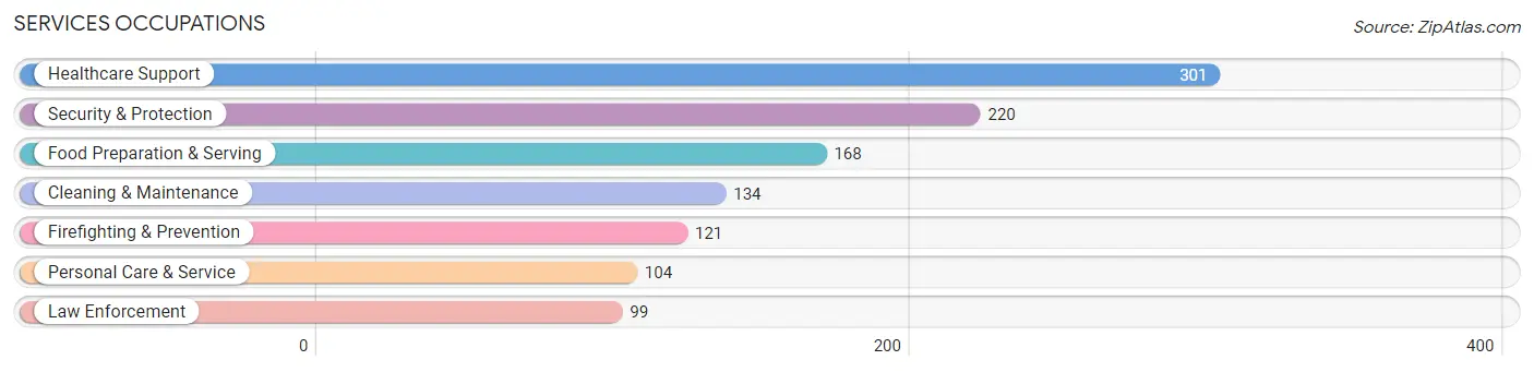 Services Occupations in Riverdale