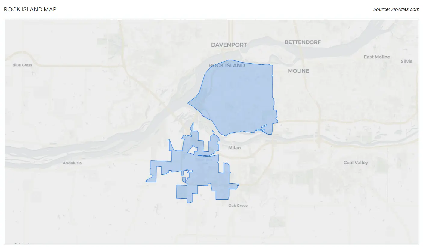 Rock Island Map