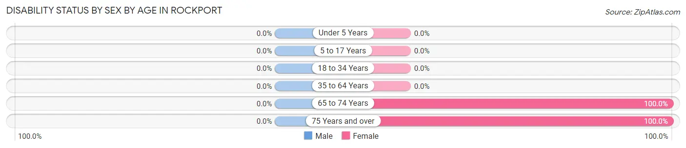 Disability Status by Sex by Age in Rockport
