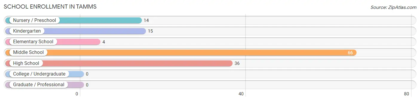 School Enrollment in Tamms