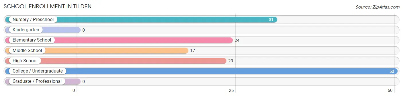 School Enrollment in Tilden