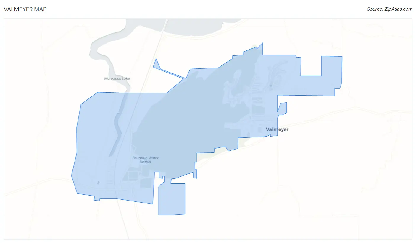 Valmeyer Map