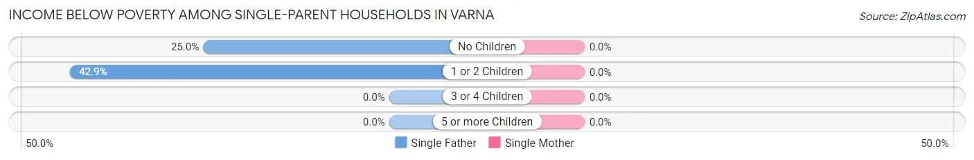 Income Below Poverty Among Single-Parent Households in Varna