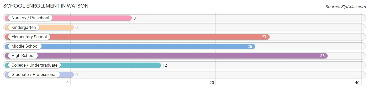 School Enrollment in Watson