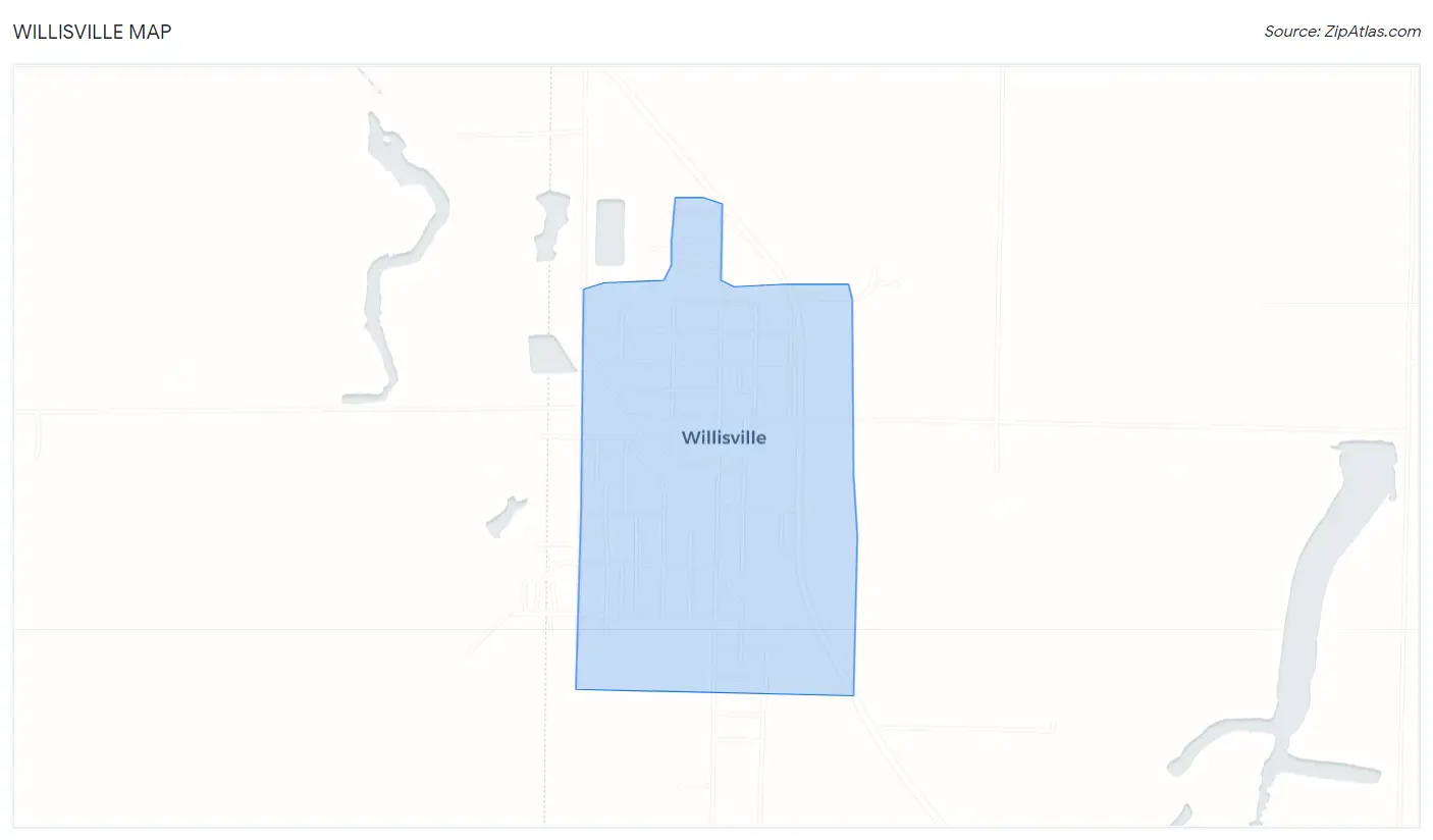 Willisville Map