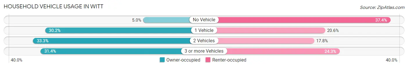 Household Vehicle Usage in Witt