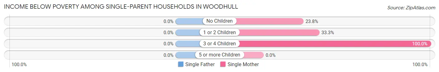Income Below Poverty Among Single-Parent Households in Woodhull