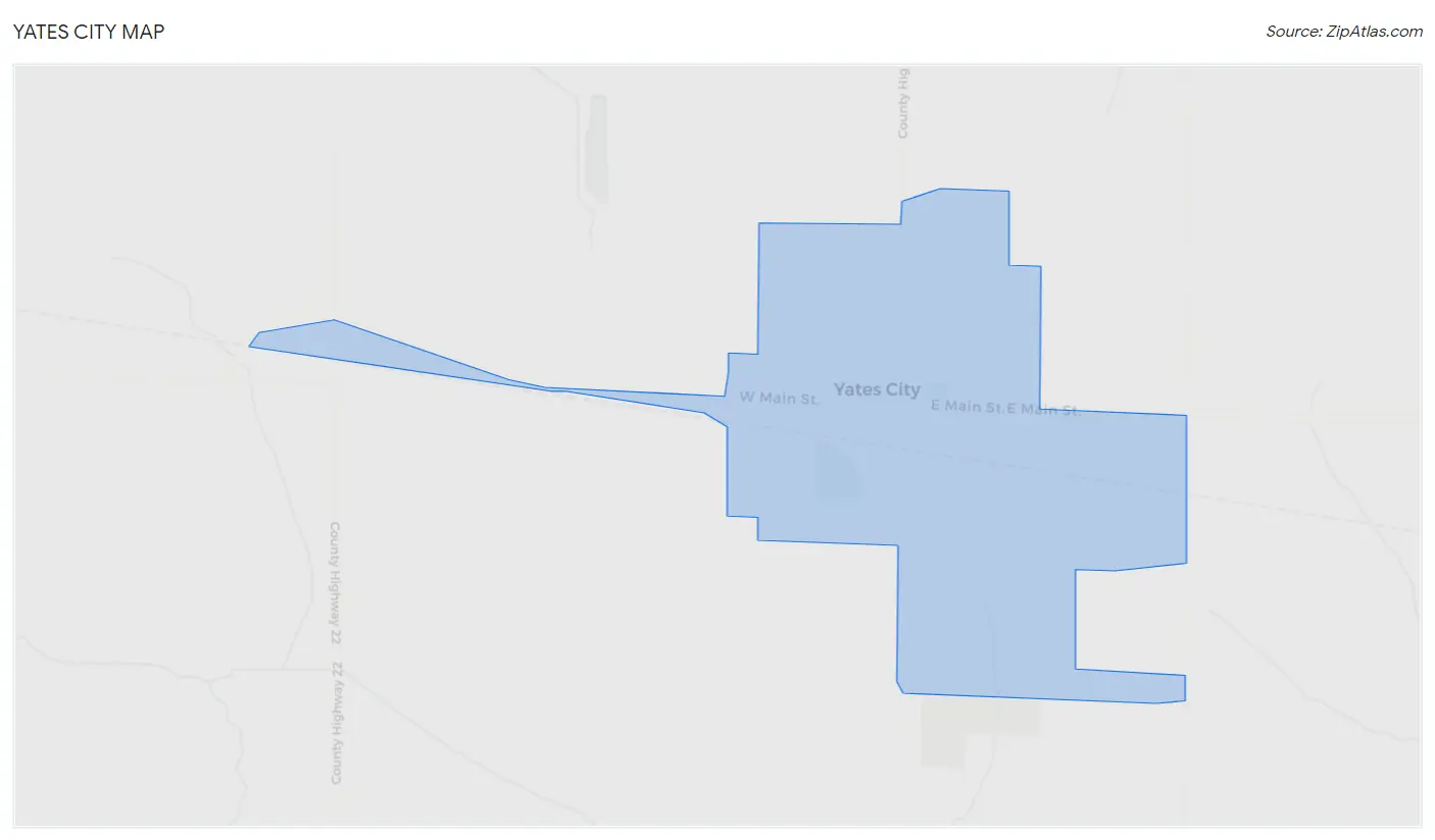Yates City Map