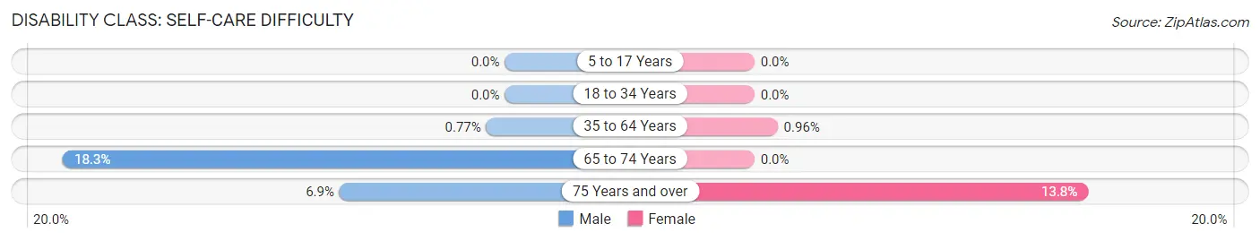 Disability in Aurora: <span>Self-Care Difficulty</span>