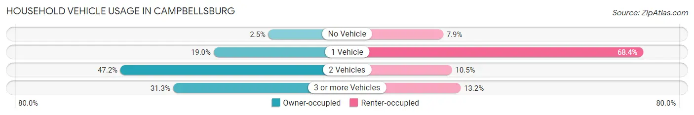 Household Vehicle Usage in Campbellsburg