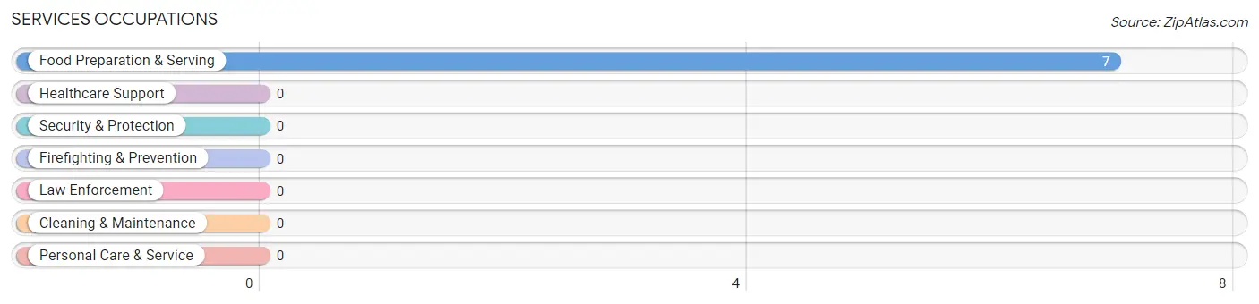 Services Occupations in Decker