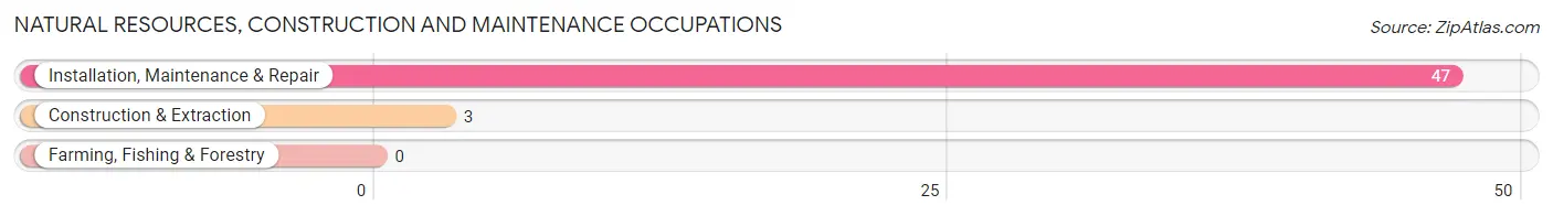 Natural Resources, Construction and Maintenance Occupations in French Lick