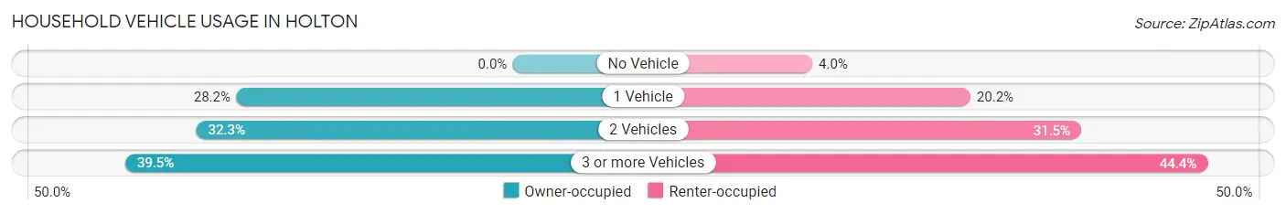 Household Vehicle Usage in Holton