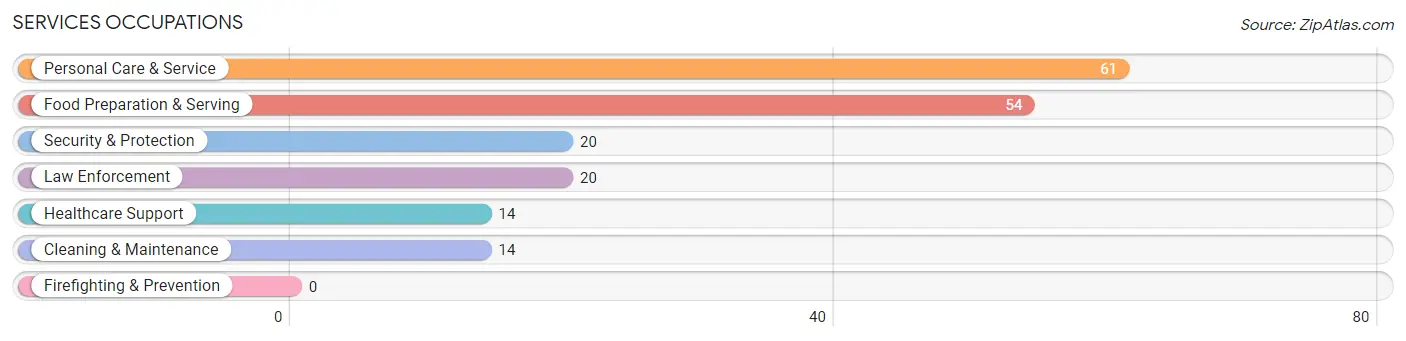 Services Occupations in Liberty