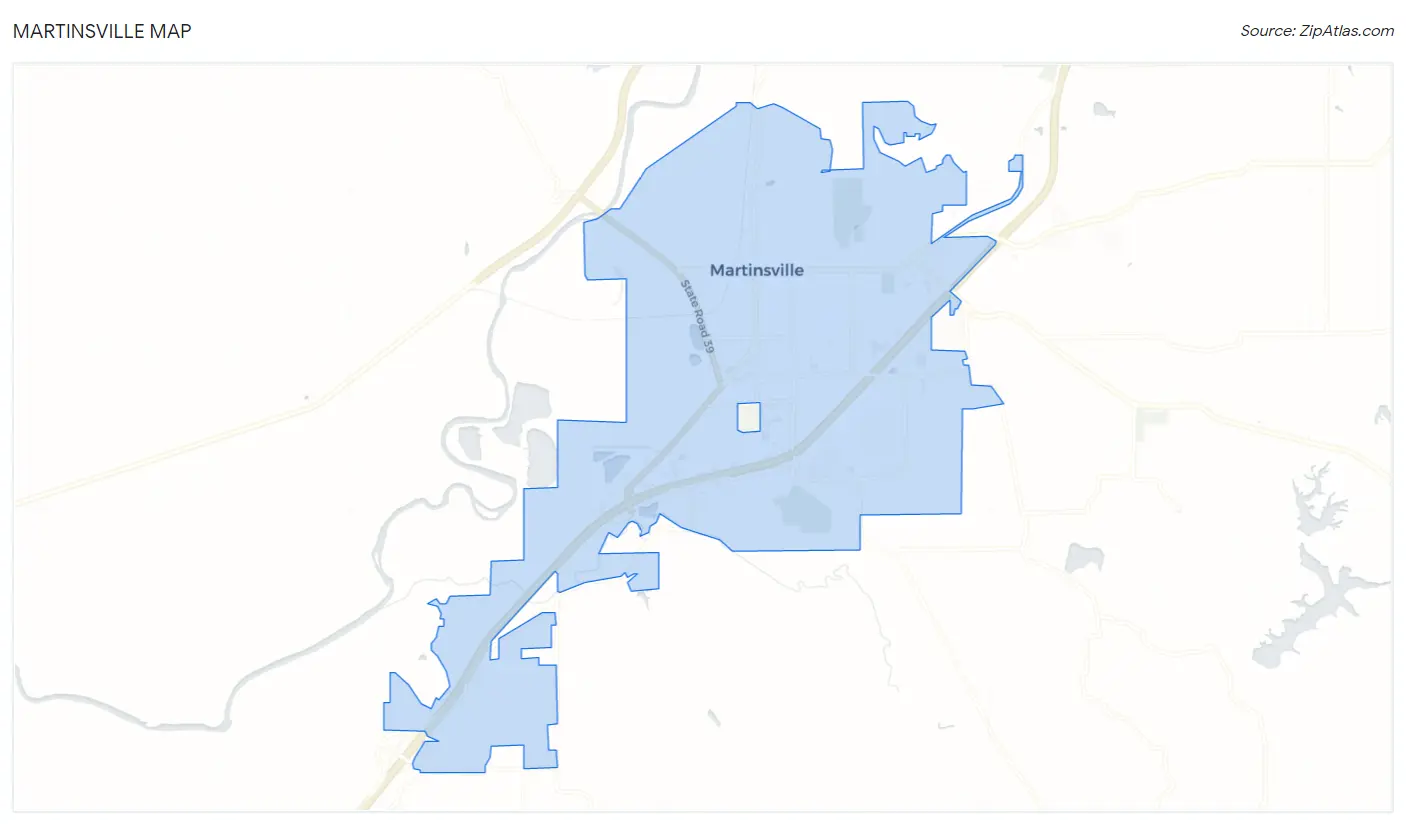 Martinsville Map