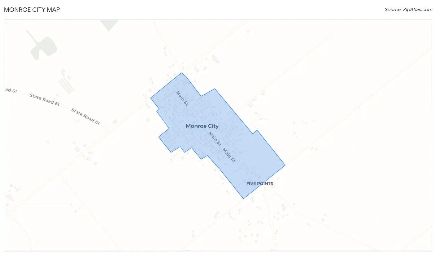 Monroe City Map