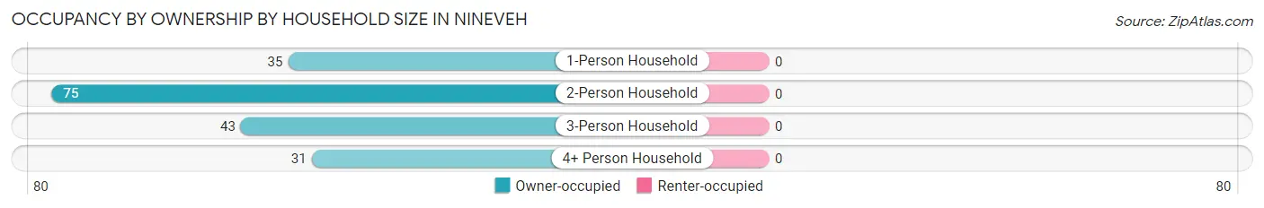 Occupancy by Ownership by Household Size in Nineveh