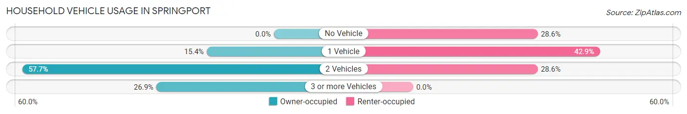 Household Vehicle Usage in Springport