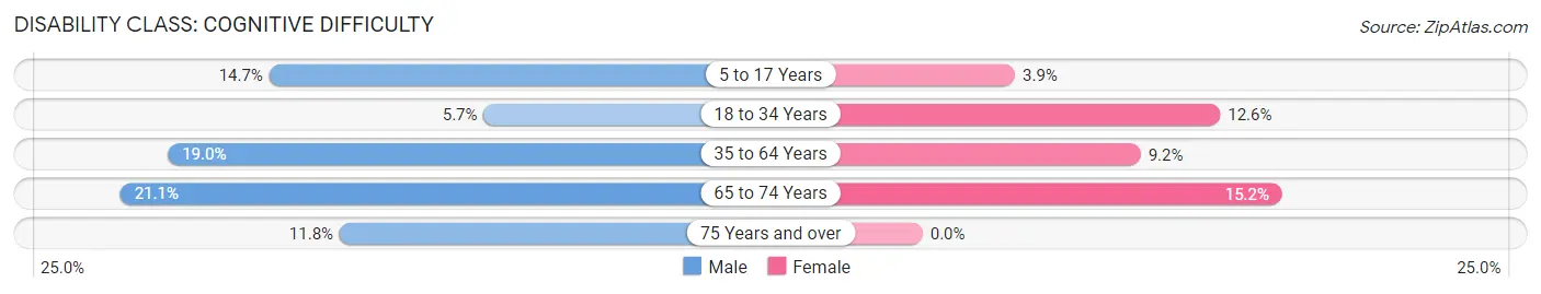 Disability in Summitville: <span>Cognitive Difficulty</span>