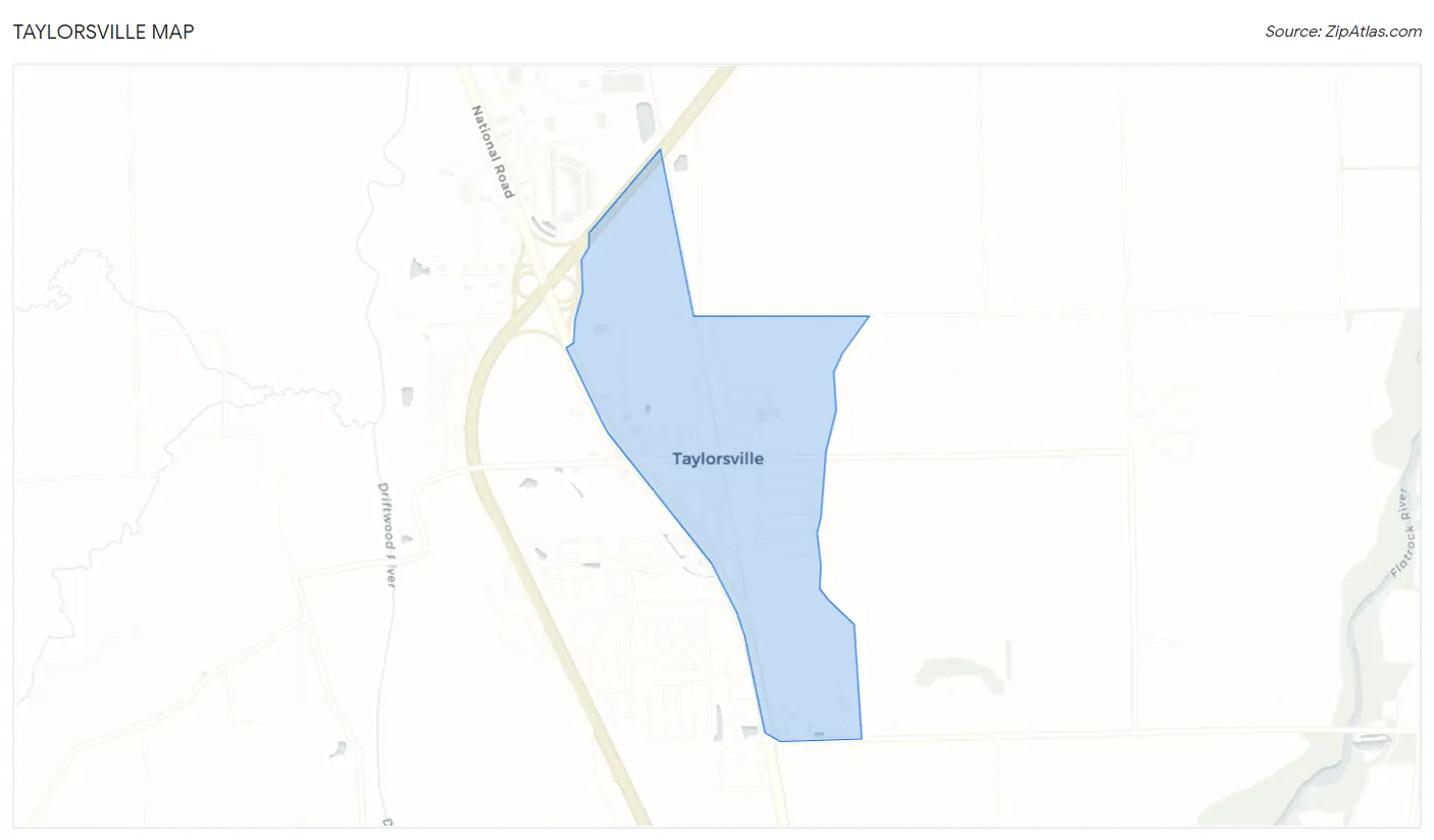 Taylorsville Map