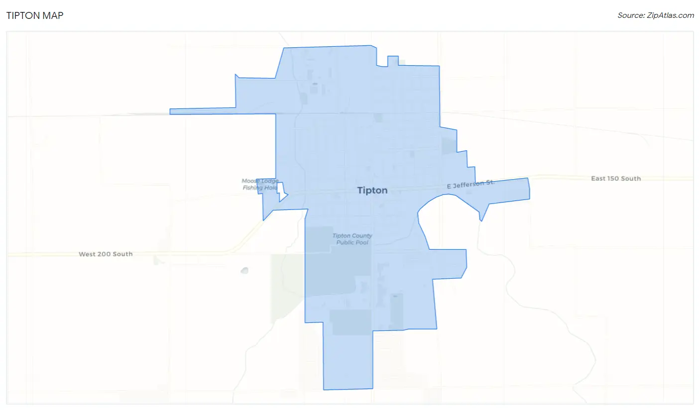 Tipton Map