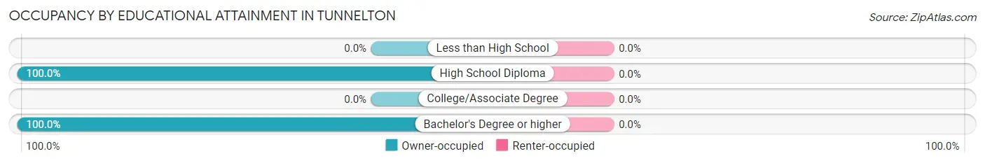 Occupancy by Educational Attainment in Tunnelton