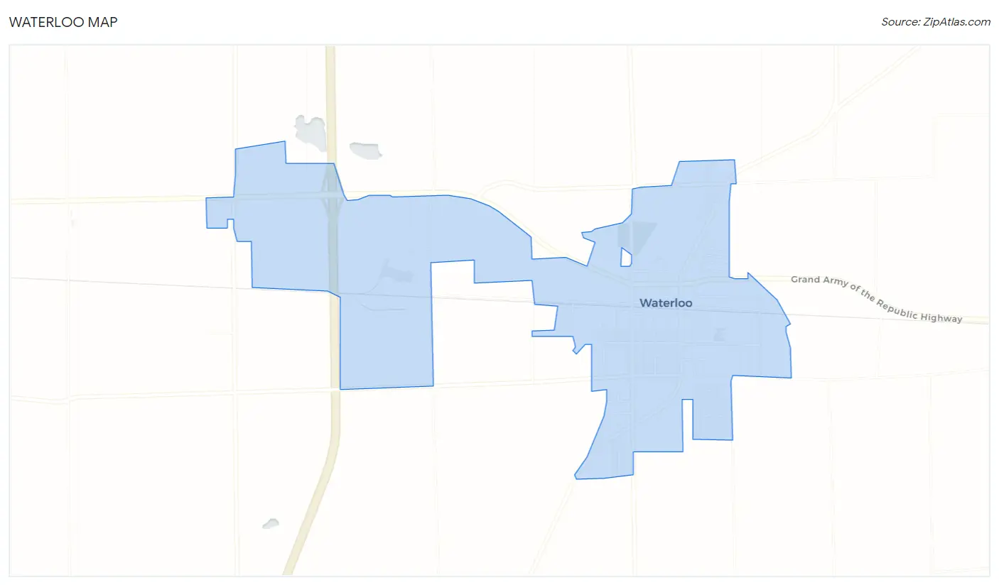 Waterloo Map