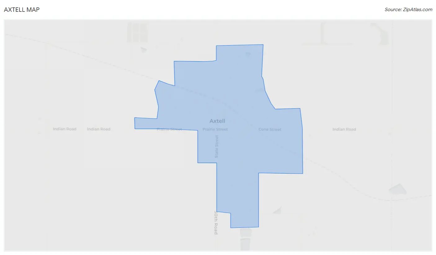 Axtell Map