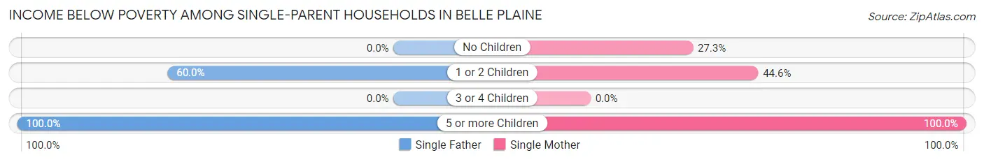 Income Below Poverty Among Single-Parent Households in Belle Plaine