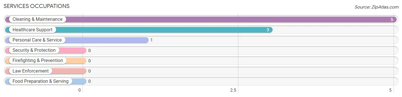 Services Occupations in Burns