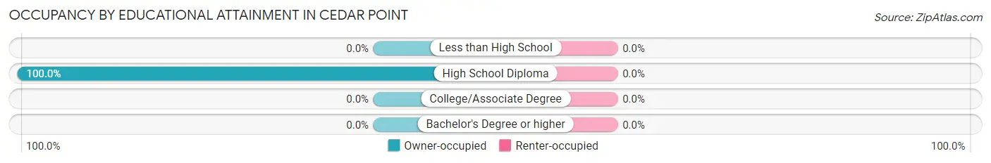 Occupancy by Educational Attainment in Cedar Point