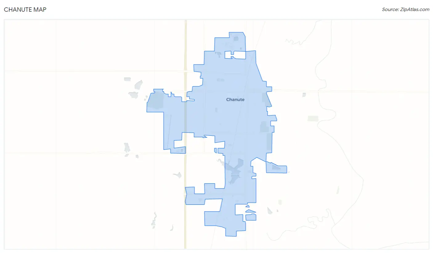 Chanute Map