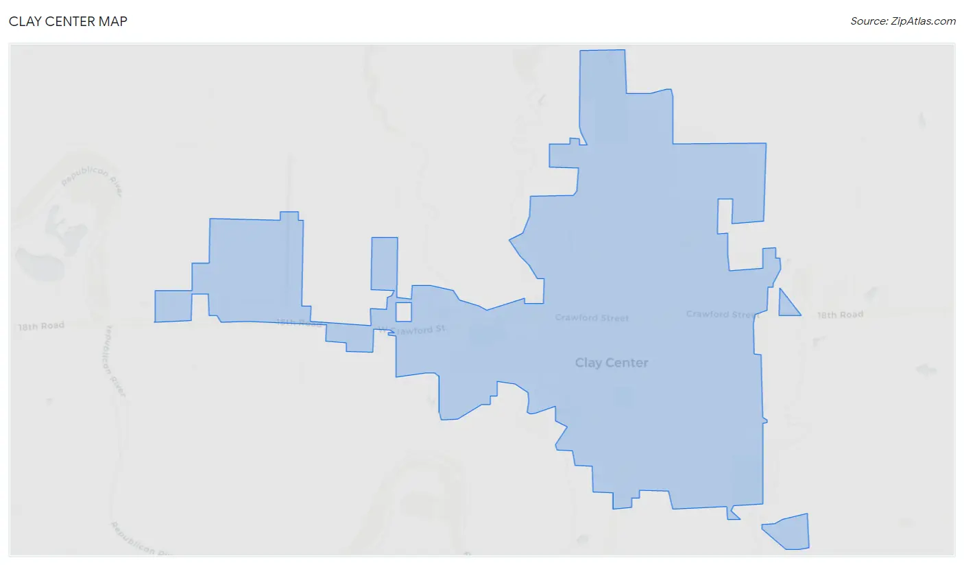 Clay Center Map