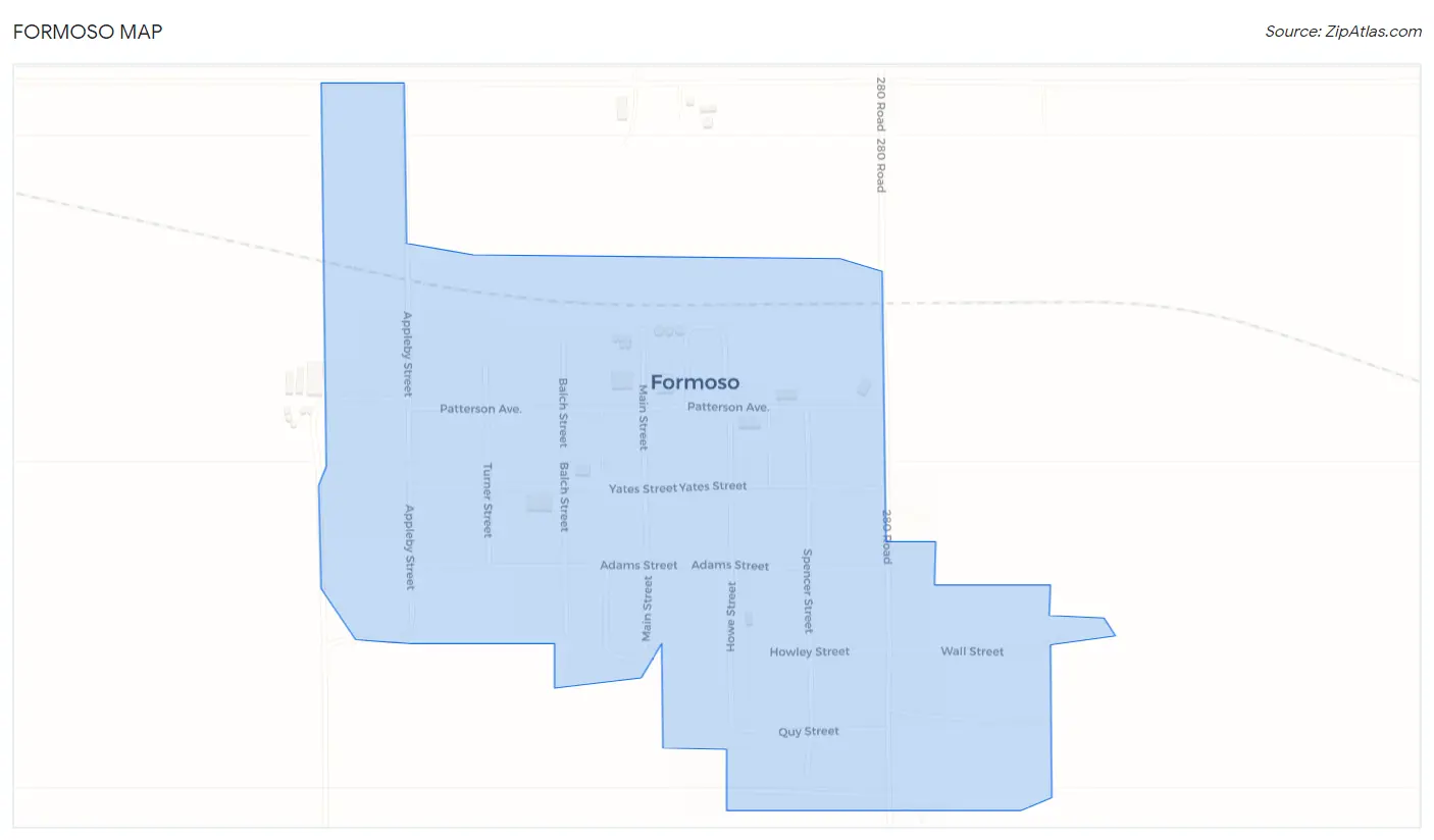 Formoso Map