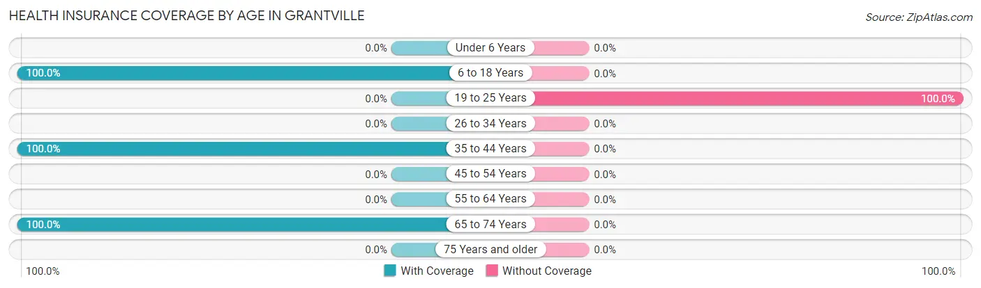Health Insurance Coverage by Age in Grantville