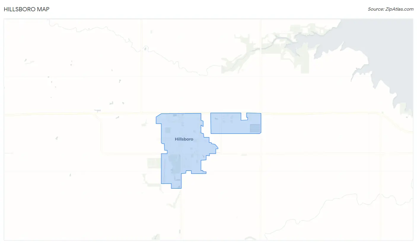 Hillsboro Map