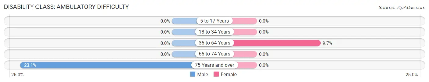 Disability in Lowell: <span>Ambulatory Difficulty</span>