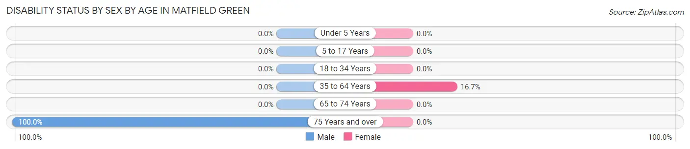 Disability Status by Sex by Age in Matfield Green