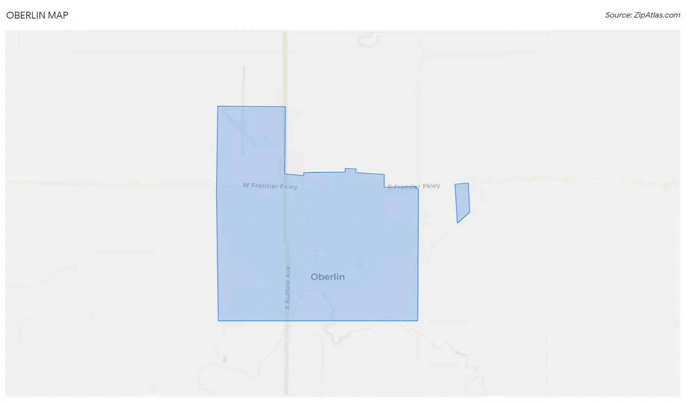 Oberlin Map