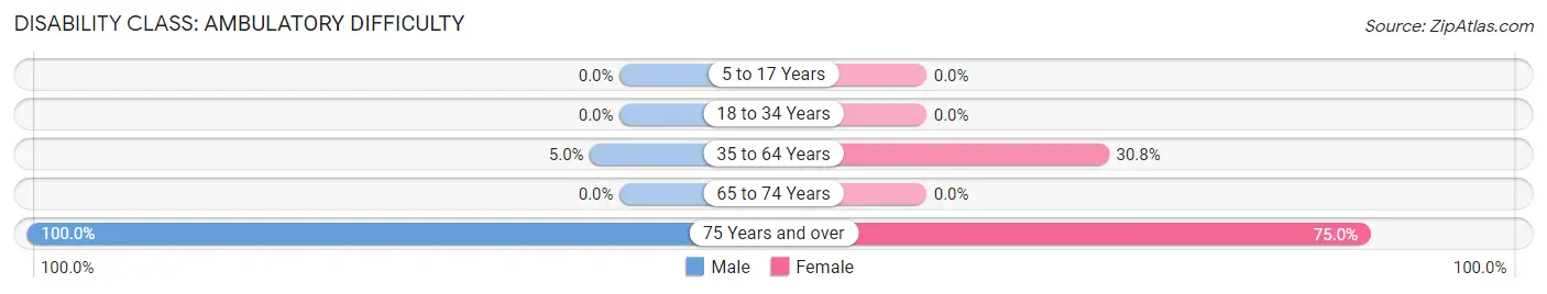 Disability in Ramona: <span>Ambulatory Difficulty</span>