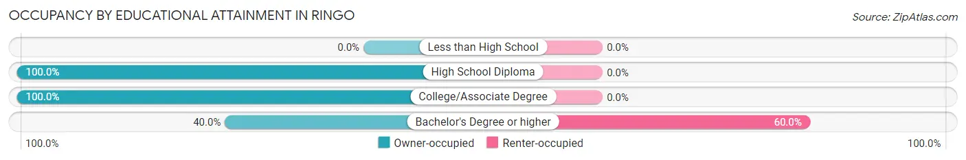 Occupancy by Educational Attainment in Ringo