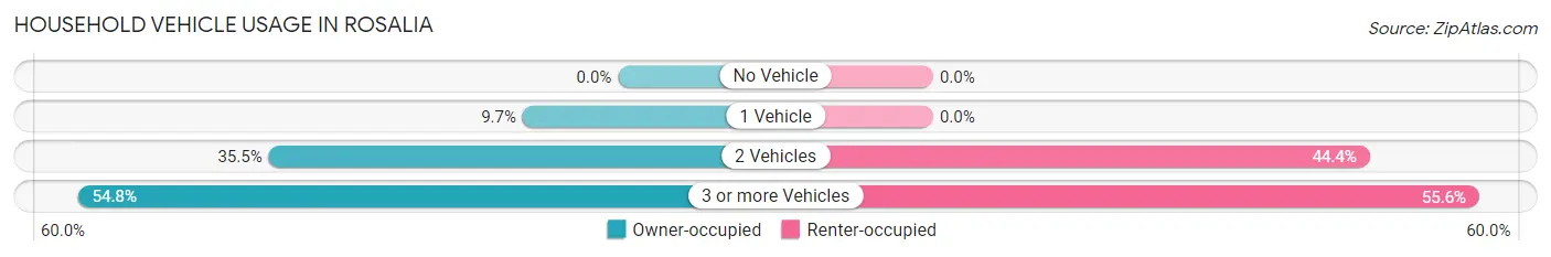 Household Vehicle Usage in Rosalia