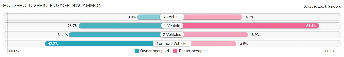 Household Vehicle Usage in Scammon