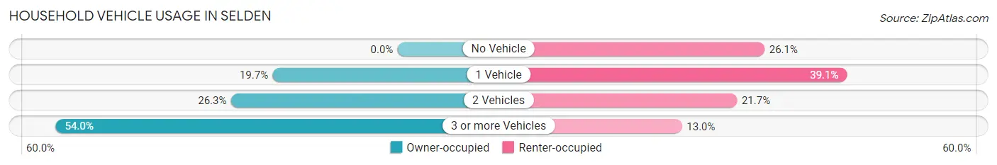 Household Vehicle Usage in Selden