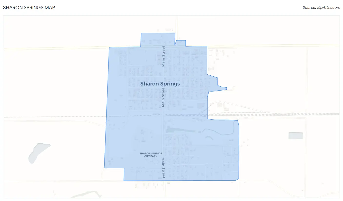 Sharon Springs Map