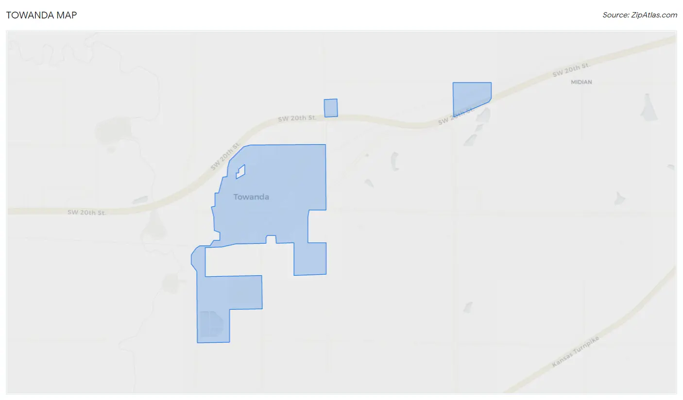 Towanda Map